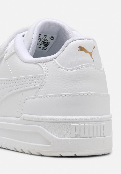 PUMA - Shuffle Downtown Lo V Ps-White/Puma Gold