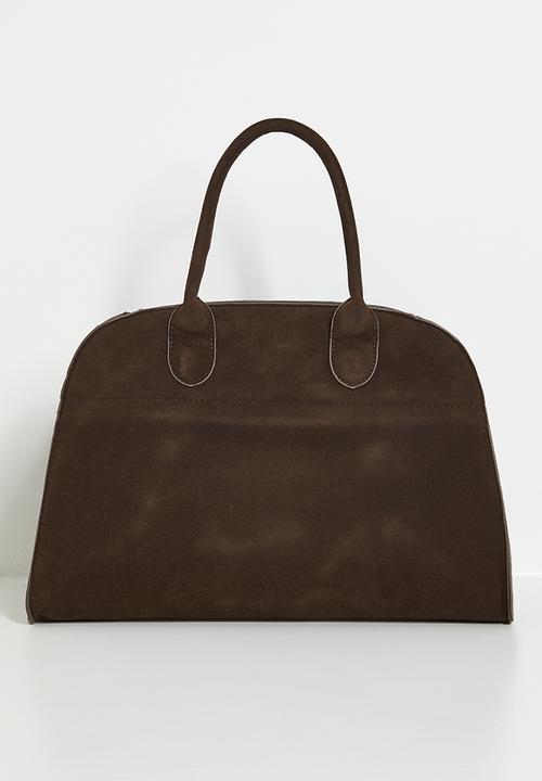 Tessa Design - Suede tote bag - brown