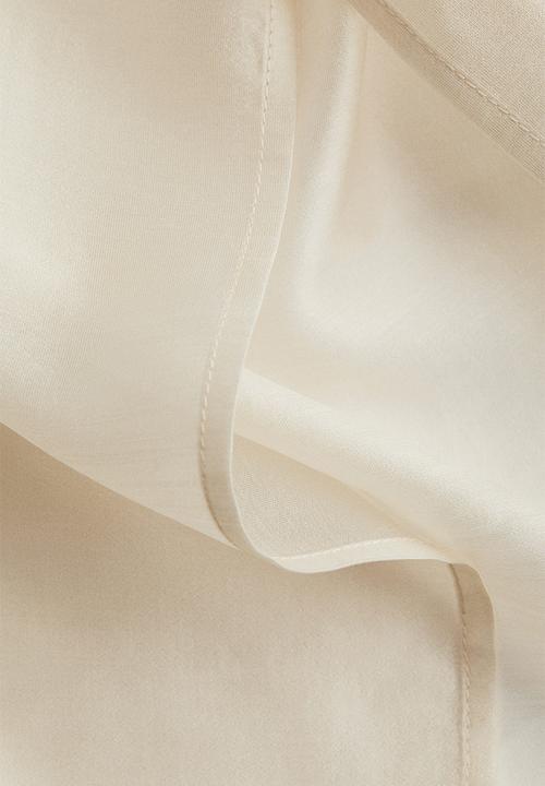 H&M - Long strappy top - cream