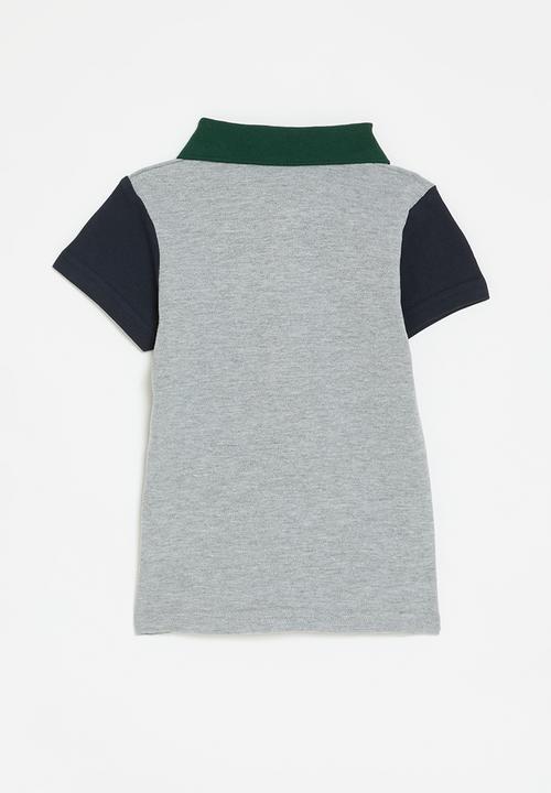 Pop Candy - Colour block golfer tee - multi