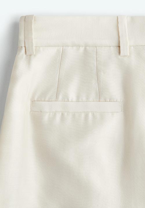 H&M - Wide sheer trousers - cream
