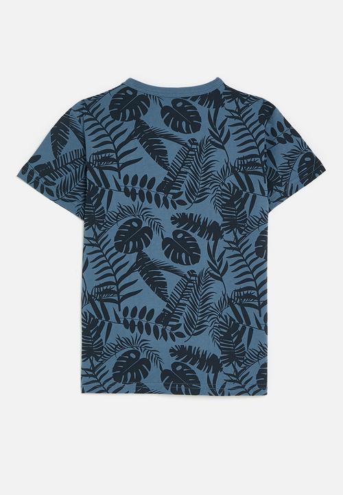 Pop Candy - Crew neck tee - blue/print multi/south beach
