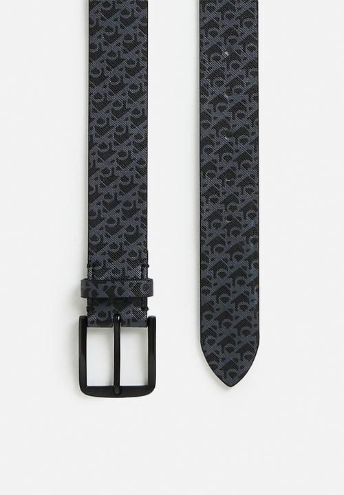 Calvin Klein - Classic Flat 35Mm - Black Aop/Black