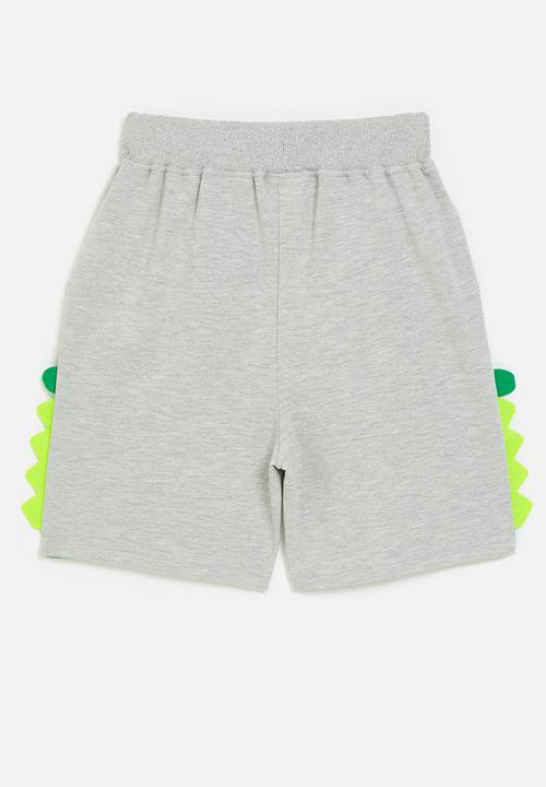 Pop Candy - Shorts - grey & green