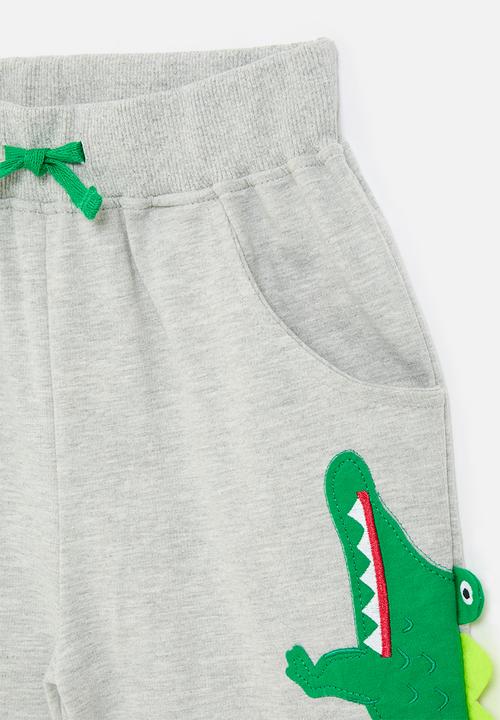 Pop Candy - Shorts - grey & green