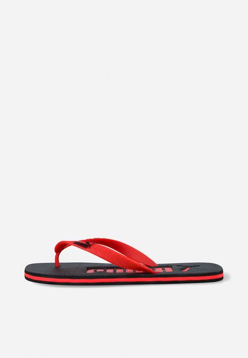 PUMA - Ess Flip Ii Jr Zadp - Black/Red
