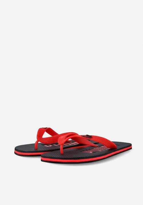PUMA - Ess Flip Ii Jr Zadp - Black/Red