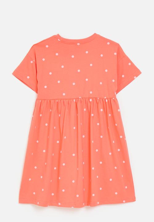 Pop Candy - Printed dress-orange