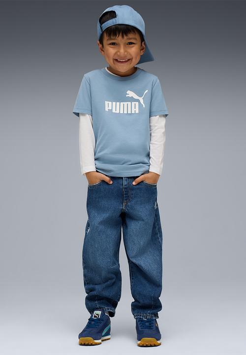 PUMA - Ess No. 1 Logo Tee Ps-Cool Blue