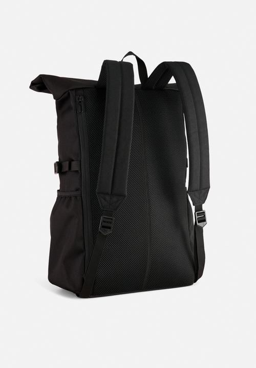 PUMA - Essentials Roll Top Backpack - Puma Black