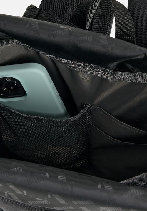 PUMA - Essentials Roll Top Backpack - Puma Black