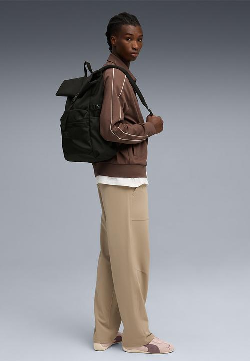 PUMA - Essentials Roll Top Backpack - Puma Black