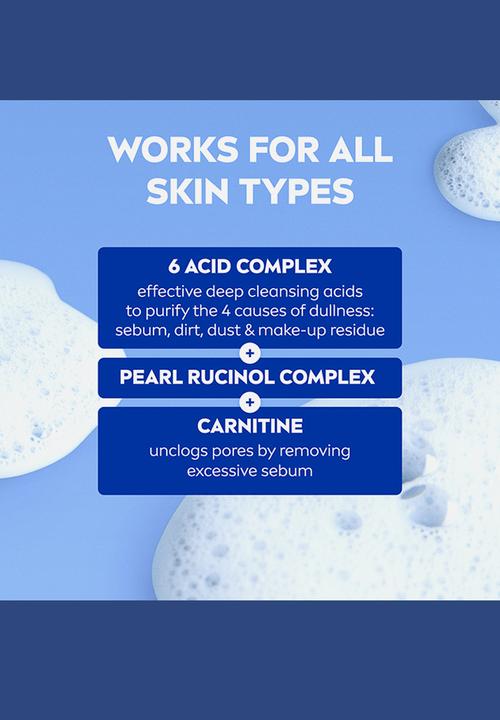 Nivea - LUMINOUS630 Brighter Skin Glow Bubble Face Cleansing Foam - 50ml