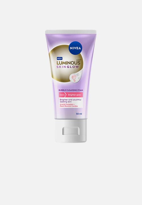 Nivea - LUMINOUS630 Brighter Skin Glow Bubble Face Cleansing Foam - 50ml