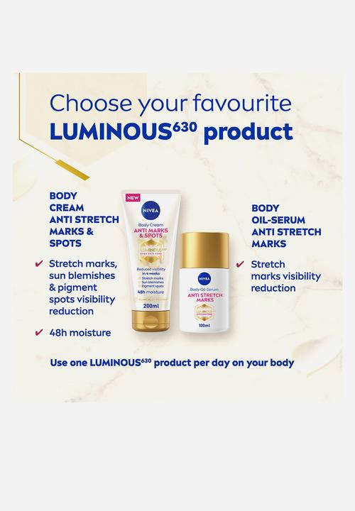 Nivea - LUMINOUS630 Anti Marks and Spots Body Cream - 200ml
