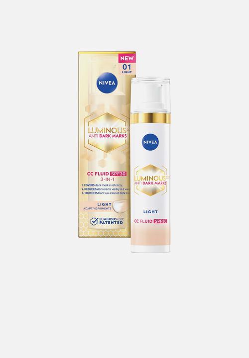 Nivea - LUMINOUS630 Anti Dark Marks SPF 30 Light Day Care  CC Fluid - 40ml
