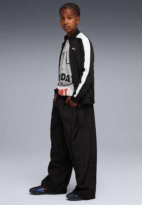 PUMA - Inhale Jr-Puma Black-Orange Glo