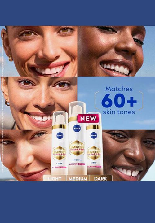 Nivea - LUMINOUS630 Anti Dark Marks SPF 30 Dark Day Care  CC Fluid - 40ml
