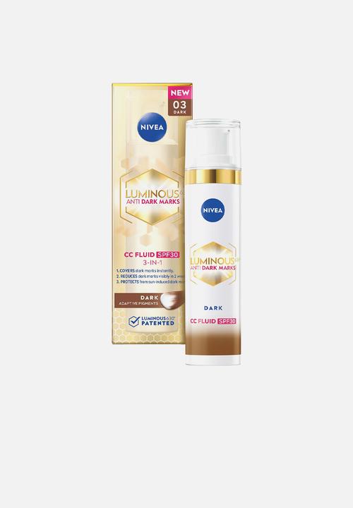 Nivea - LUMINOUS630 Anti Dark Marks SPF 30 Dark Day Care  CC Fluid - 40ml