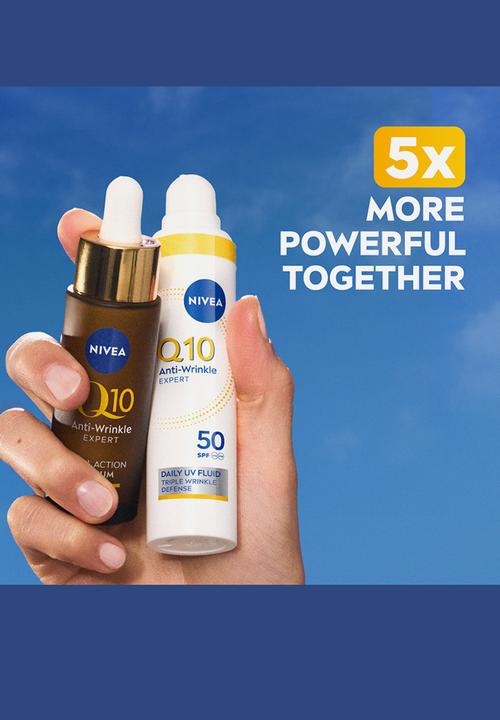 Nivea - Q10 Anti-Wrinkle Expert Daily UV SPF50 Face Fluid  - 40ml