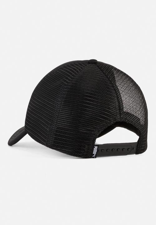 PUMA - Ess Puma Cat Logo Trucker Cap - Puma Black