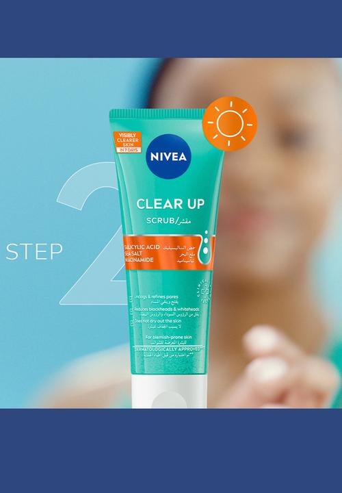 Nivea - Clear Up Daily Face Scrub - 75ml