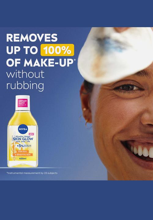 Nivea - Skin Glow Serum-Infused Micellar Cleansing Water - 400ml