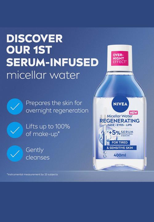 Nivea - Regenerating Serum-Infused Micellar Cleansing Water- 400ml