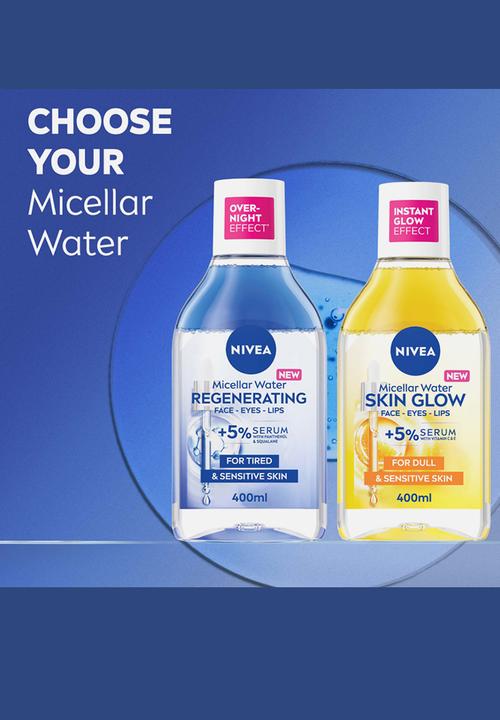 Nivea - Regenerating Serum-Infused Micellar Cleansing Water- 400ml