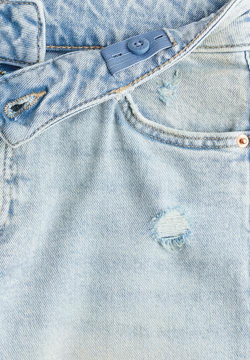 H&M - Baggy fit bootcut leg jeans - light denim blue