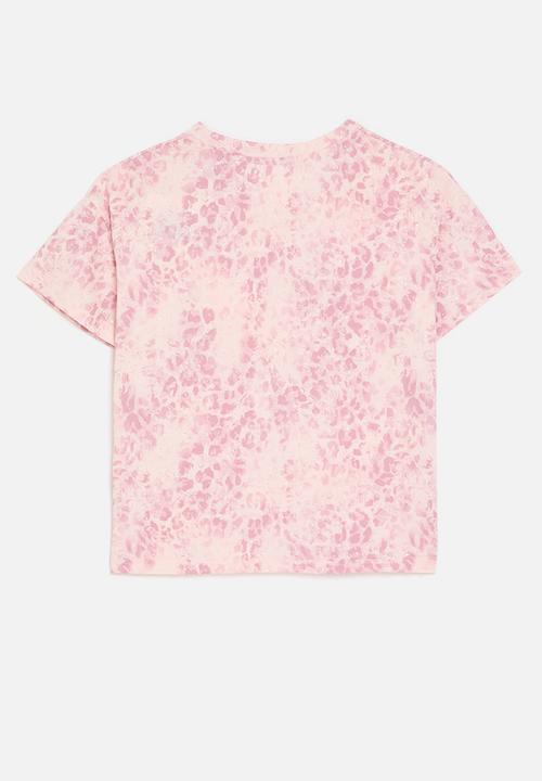 Pop Candy - Printed crew neck tee - pink