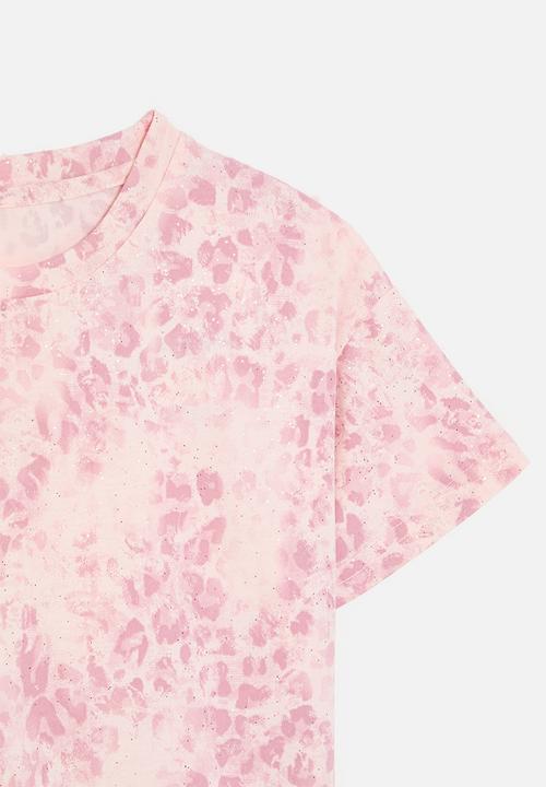Pop Candy - Printed crew neck tee - pink