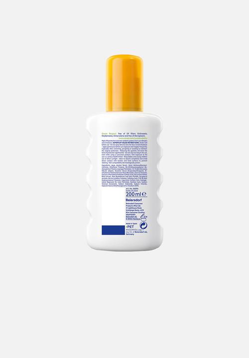 Nivea - SUN Sensitive Immediate  SPF50 Protect Spray - 200ml