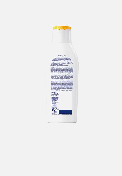 SUN Sensitive Immediate SPF50 Protect Lotion - 200ml