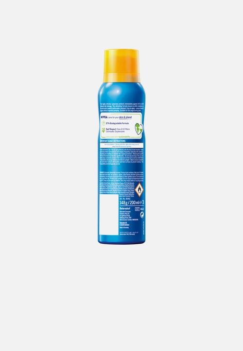Nivea - SUN Protect and Dry Touch Invisible  SPF50 Cooling Mist - 200ml