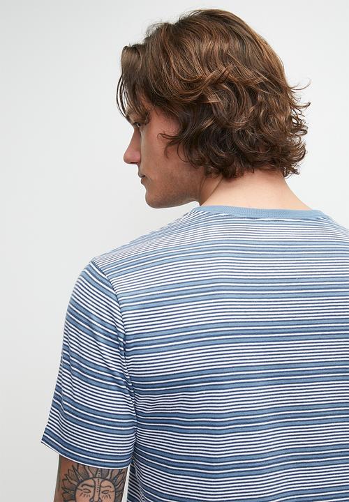 Levi’s® - Ss Original Hm Tee - Cuff Stripe Quiet Harbor Jersey