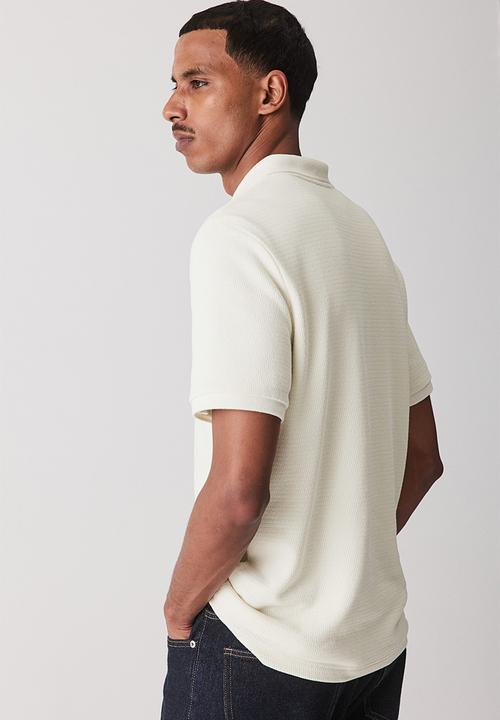 H&M - Slim fit polo shirt - white