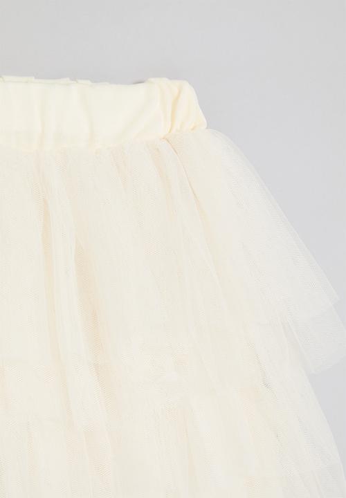 Pop Candy - Tiered tutu skirt - white