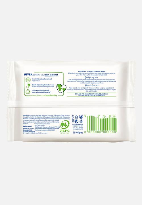 Nivea - Daily Essentials Refreshing Facial Cleansing Wipes