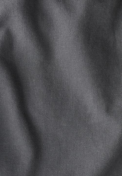 H&M - Relaxed fit linen-blend shorts - dark grey