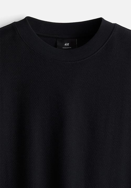 H&M - Oversized fit t-shirt - black