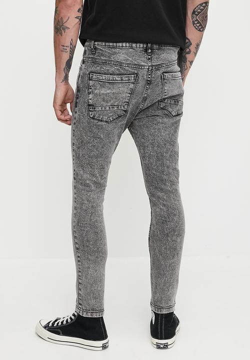 Brave Soul - Super Skinny Fit Denim Jean Acid Wash - Reg Length