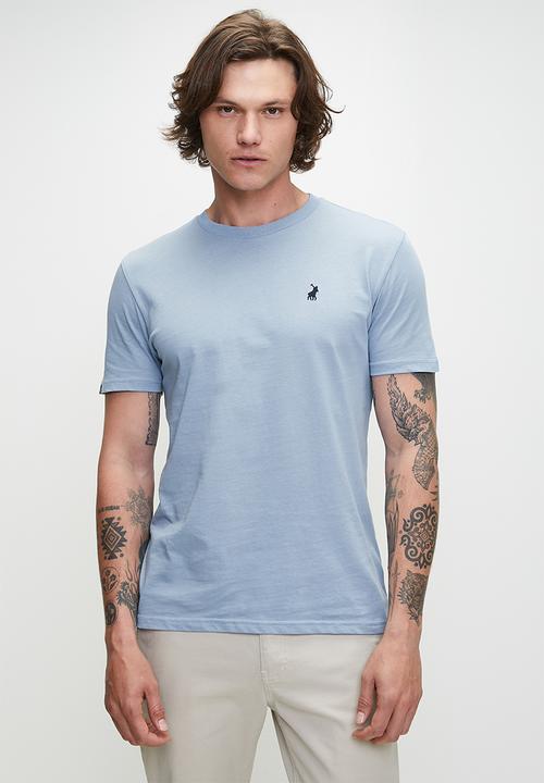 POLO - Lucas essential short sleeve T-shirt - blue