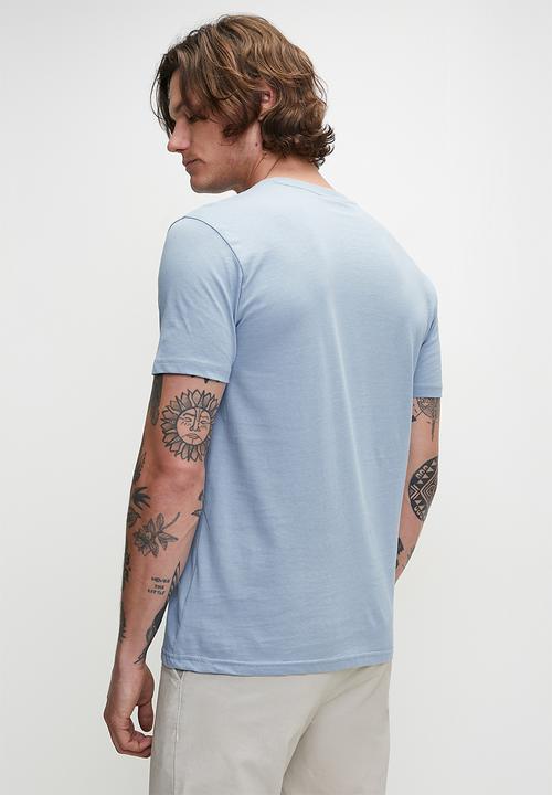 POLO - Lucas essential short sleeve T-shirt - blue