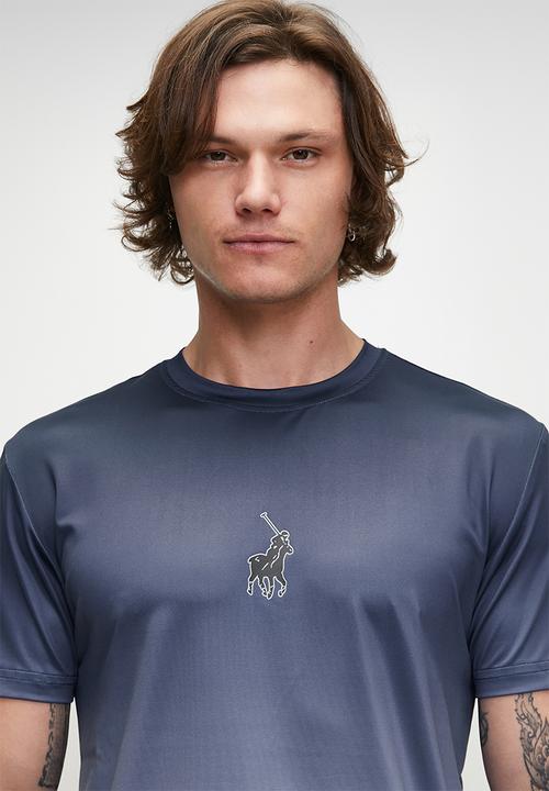 POLO - Anslow sport short sleeve tech tee - navy