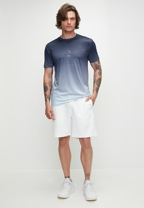 POLO - Anslow sport short sleeve tech tee - navy