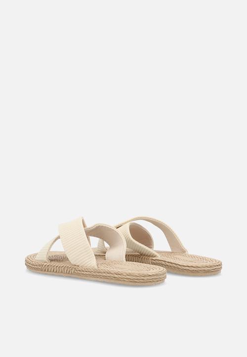 Pop Candy - Criss cross sandals - beige