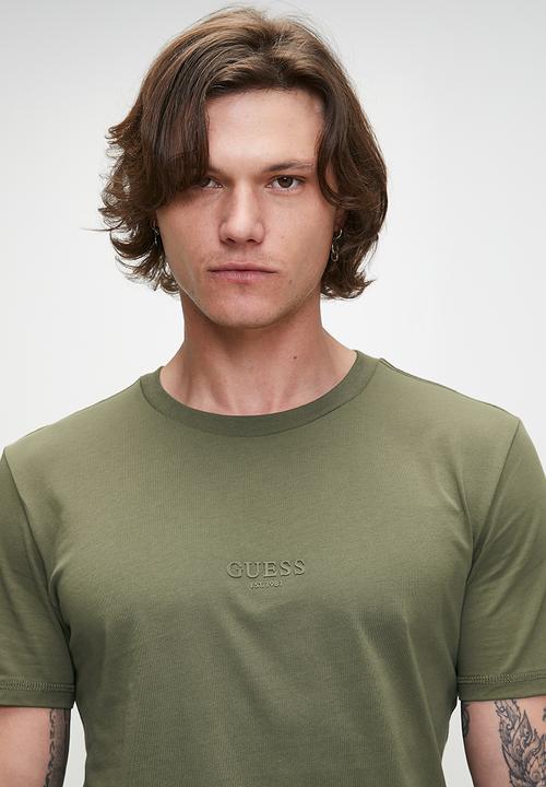 GUESS - Aidy Cn Short sleeve Tee - Army Olive