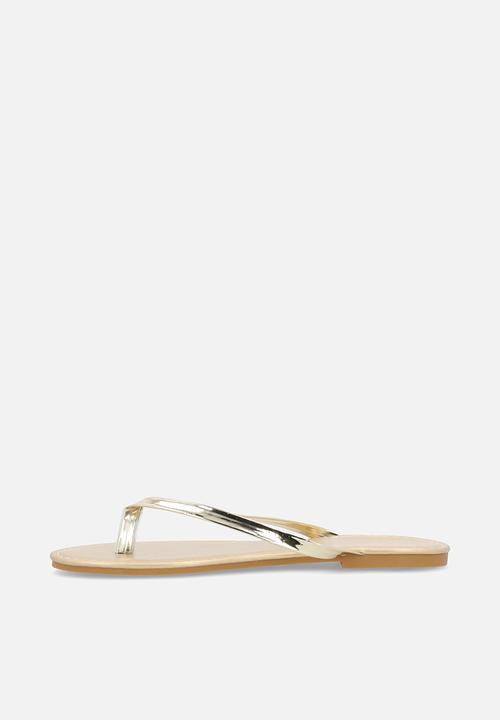 Pop Candy - Thong sandals - gold