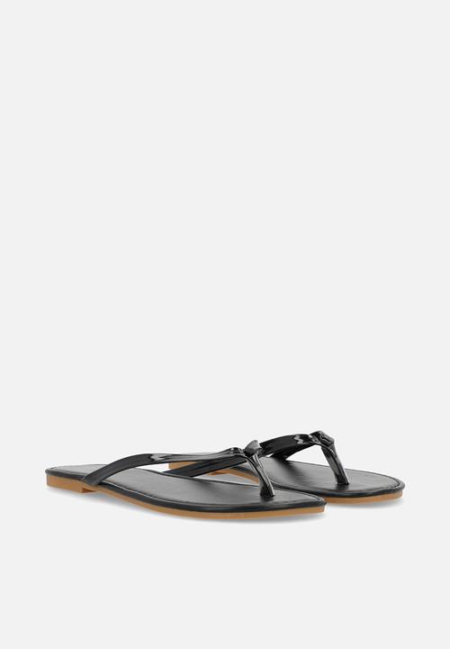 Pop Candy - Thong sandals - black